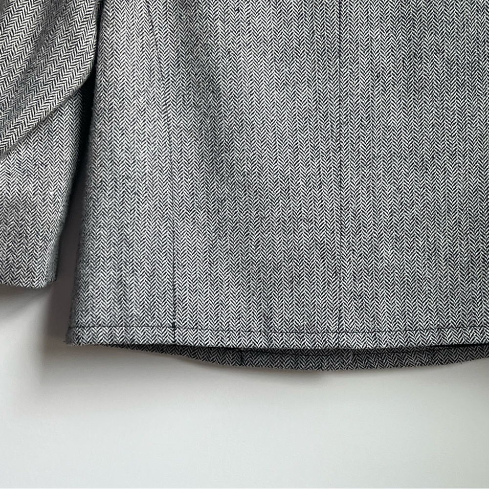 Worthington Gray Tailored Blazer Jacket - 3/4 length sleeves - Size Petite Small - Picture 5 of 6